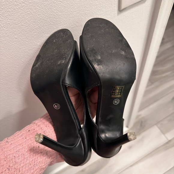 Black heels size 40 - Picture 3 of 3